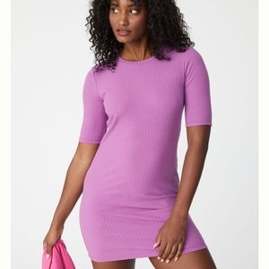 NWT Sanctuary Dusk Ribbed Mini Dress Size S